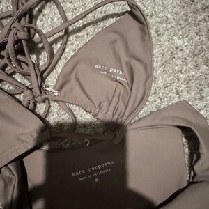 Free People Brown Bikini Set